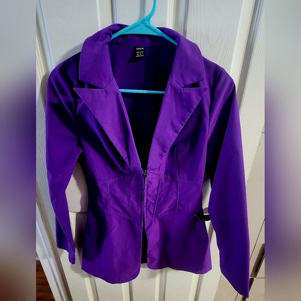 Vibrant Purple Blazer